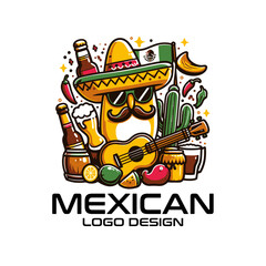 Mexican Vector Logo Design