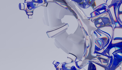 3d Abstract Design. 3d render © neurostructure