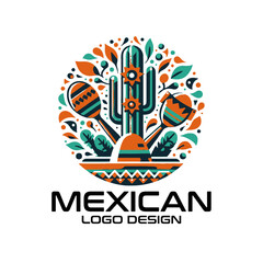 Mexican Vector Logo Design