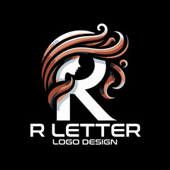 R Letter Vector Logo Design