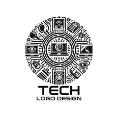Tech Vector Logo Design