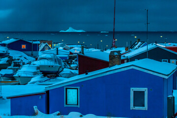 Ilulissat, Siedlung am Eisfjord in Grönland