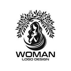 Woman Vector Logo Design