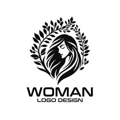 Woman Vector Logo Design
