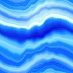 Modern summer striped blur wash seamless pattern background for trendy beach wear and coastal living designs. Repeatable alcohol ink bleed effect in blue white indigo colors