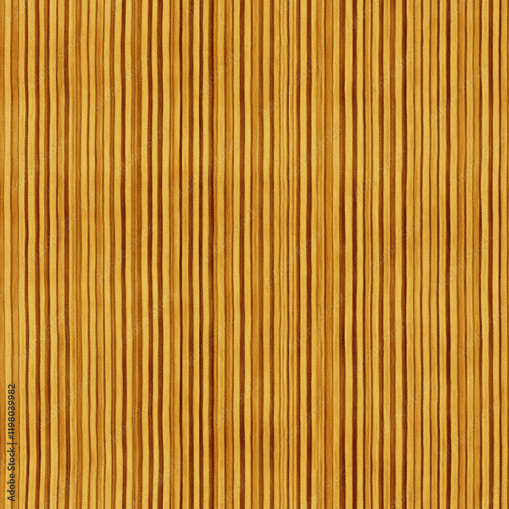 Poster golden fabric texture with vertical striped pattern