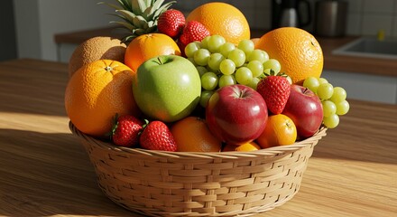 Fruits In A Basket