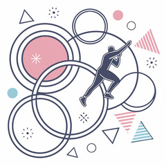 Modern Pastel Geometric Overlays