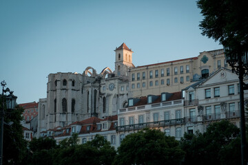 Fototapeta premium iglesia en lo alto