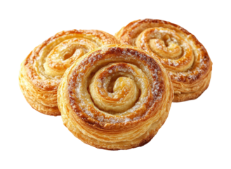 Baking golden palmier puff pastry cookies at home culinary delight kitchen warm ambiance gourmet treats isolated on transparent background png
