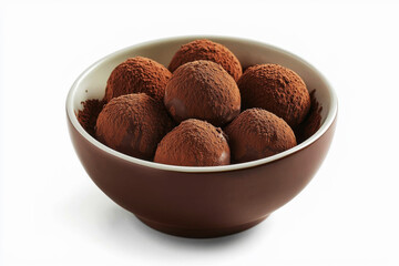 Chocolate Truffles Dusted with Cocoa Powder