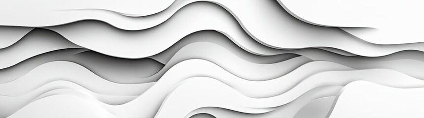 Obraz premium Abstract white grunge background, rough concrete texture banner for design and decoration in gray tones