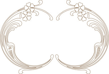 vector sketch, illustration, silhouette, drawing, design, ornament, floral ornament, classic, vintage, ethnic, traditional, modern, abstract 