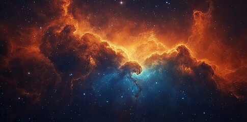 Fototapeta premium Image of a bright starry sky