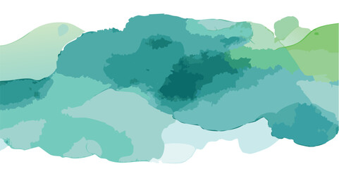 Watercolor abstract background vector illustration, with aquarelle, brush-drawn curves, lines, splash, wallpaper. brush strokes.