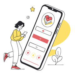 Sleek Smartphone App Interface Mockup
