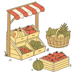 Organic Food Market Poster