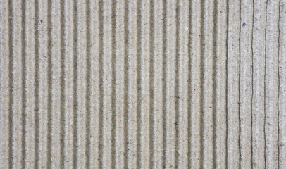 Brown cardboard corrugated sheet background