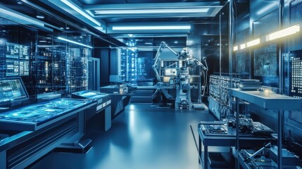 Futuristic Technology Lab