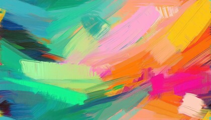 Vibrant, Textured Seamless Abstract Pattern Showcasing Expressive Bold Brush Strokes in a Modern Artistic Manner, Ideal for Contemporary Interior Design and Graphic Design Projects.