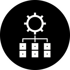 Frame Works icon single vector illustration