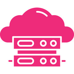 Cloud Computing icon single vector illustration