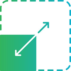 Scalable icon single vector illustration