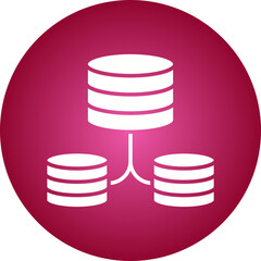 Plurality of Sources icon single vector illustration
