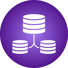 Plurality of Sources icon single vector illustration