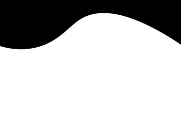 Design for presentation, black and white canvas