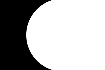 Slide design with copy space, black and white