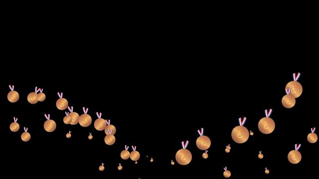 animated, emoji, bronze medal, third place, 3rd place, award, achievement, competition, contest, sports, event, ceremony, recognition, honor, victory, success, excellence, accomplishment, prize, troph