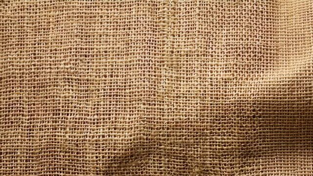 Rustic jute hessian sackcloth canvas texture for patterned backgrounds, Ai Generated