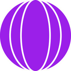 Ball icon single vector illustration