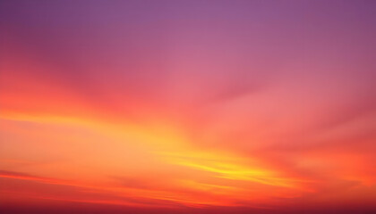 Obraz premium Stunning Sunset Over a Vibrant Sky with hues of Orange, Pink, and Purple Captured in Majestic Beauty