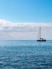Madeira Island Portugal seascape shore ship yacht Atlantic Ocean water swimming vacation summer...