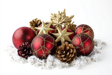 A holiday artwork on a light backdrop