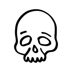 skull illustration element