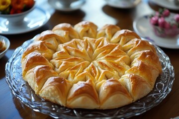 Baked Fatayer and manakeesh bread
