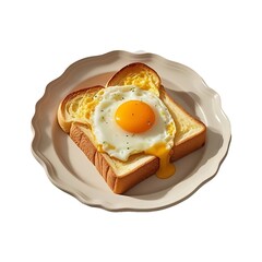 fried egg on toast