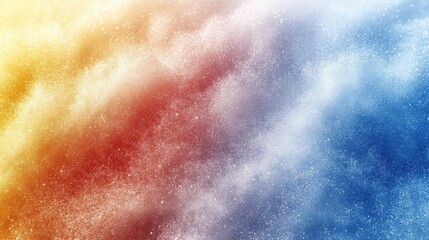 Vibrant Abstract Background with Glowing Particles and Colorful Gradient