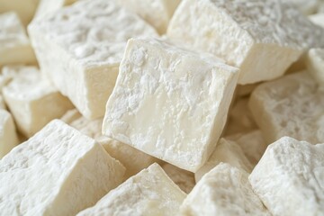 Close up of aged Pecorino Romano cheese from sheep s milk sourced from Lazio Sardinia or Tuscany