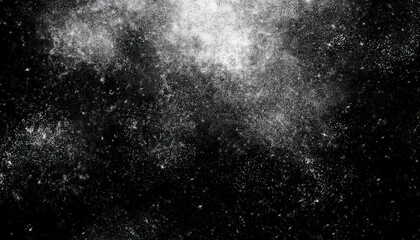 Striking Grunge Texture Black and White Dust Particle Distressed Overlay, Emphasizing Scratches and Grunge Texture