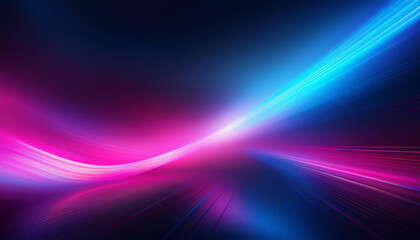 dark abstract blurred background gradient blurred background blue pink neon light on a dark background