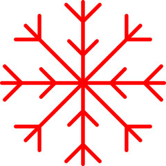 Snowflake icon single vector illustration
