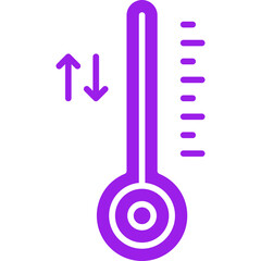 Thermometer icon single vector illustration