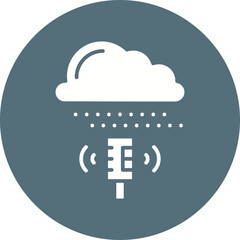 Weather Sensor icon single vector illustration