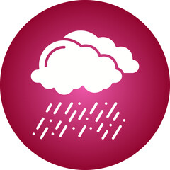 Rain icon single vector illustration