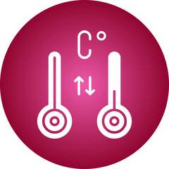 Degrees icon single vector illustration