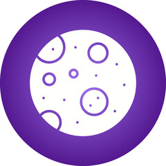 Full Moon icon single vector illustration